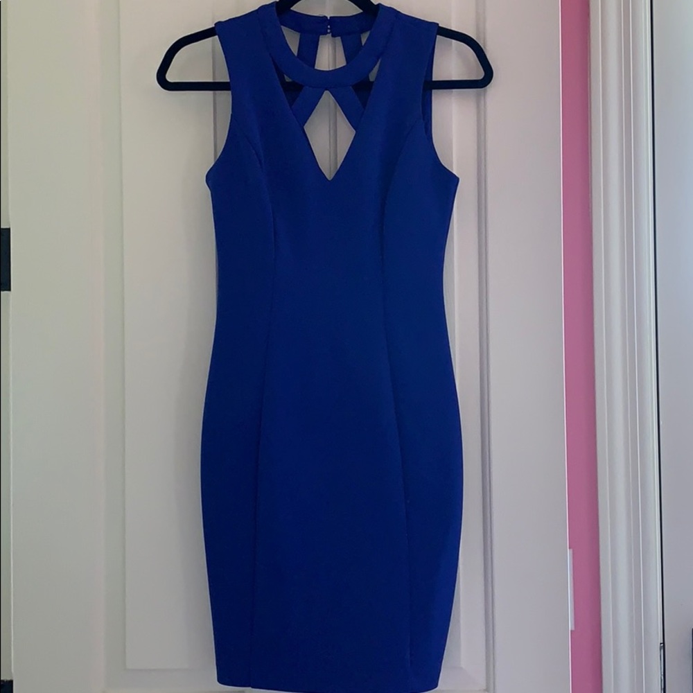 Guess blue  sheath dress